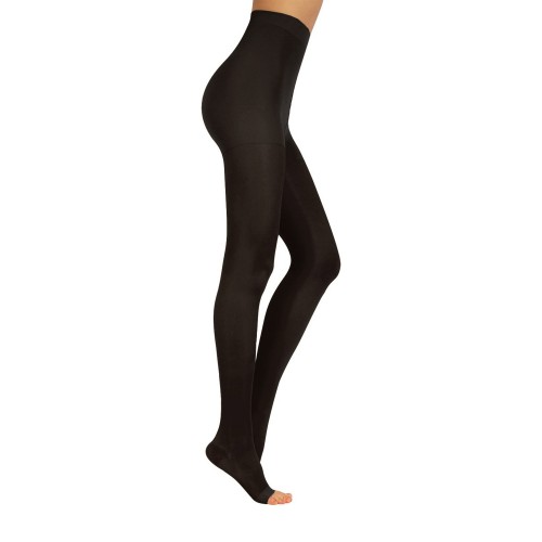 Silca Collant Nady 140 Den 18/21 Mmhg - Compressione Forte, Maglia A Rete Punta Aperta - Made In Italy / Cl3182